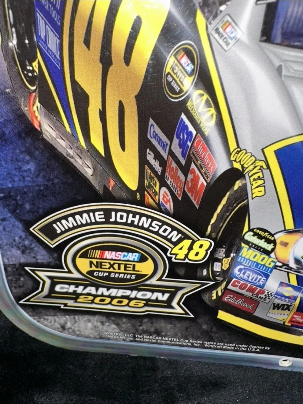 Jimmie Johnson Lot 2 1/64 And Nextel Cup Champion 2006 Sign